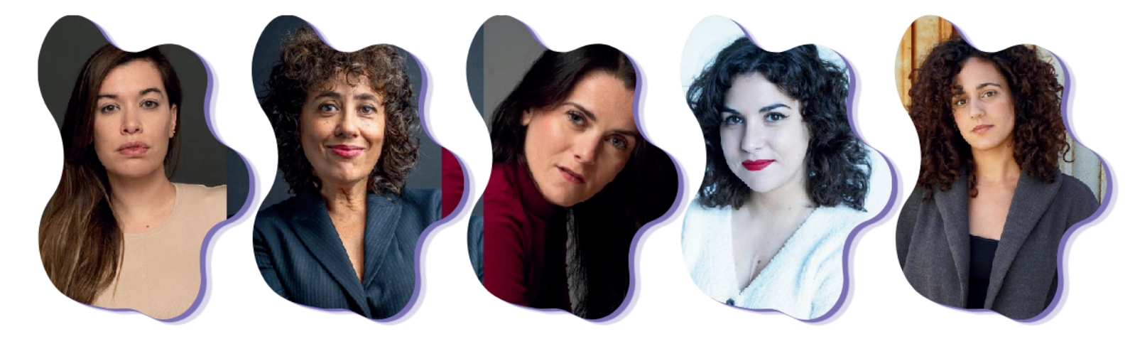 Nieve Castro, Alba Suárez, Irene Barrera, Marina Bravo et Lola Botello